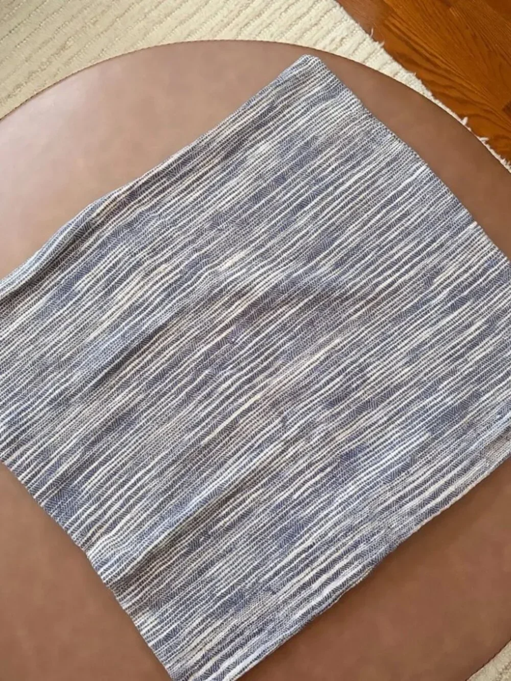 West Elm Silk Striations Pillow Cover - 24x24